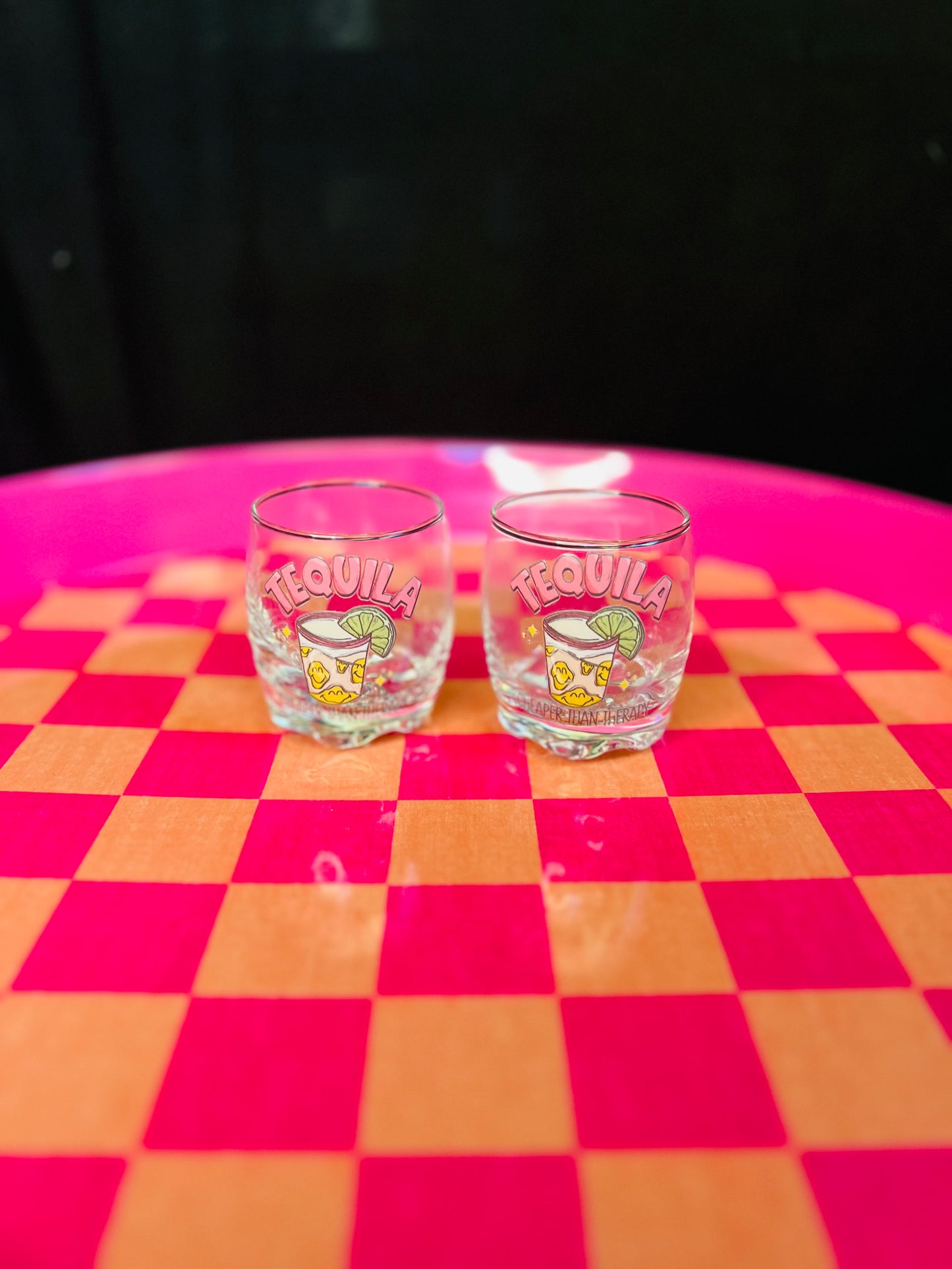 Tequila Cheaper than Therapy 2oz Shotties Set