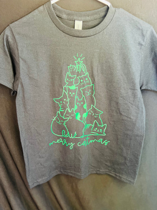 Merry Catmas Youth Tee