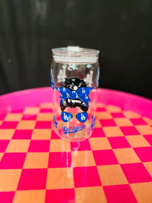 LA Girl 16oz Glass Cup