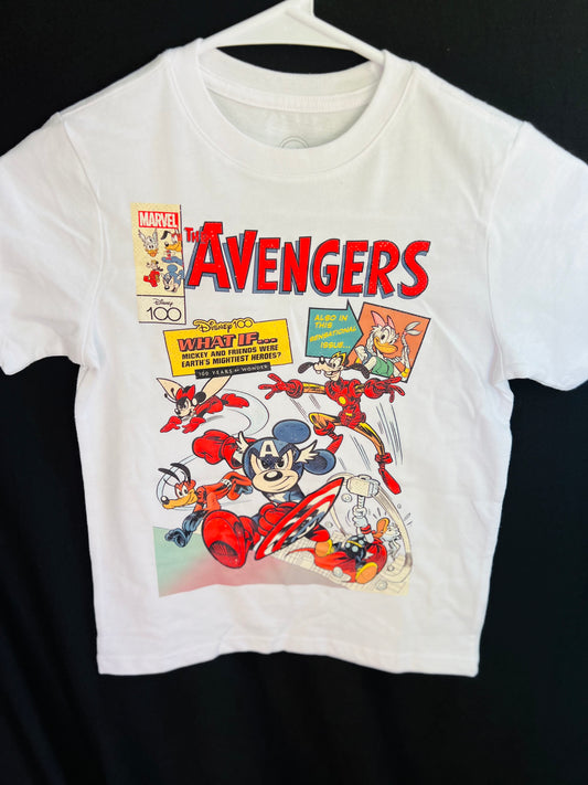 Mick-ee Avenge Youth Tee (White)