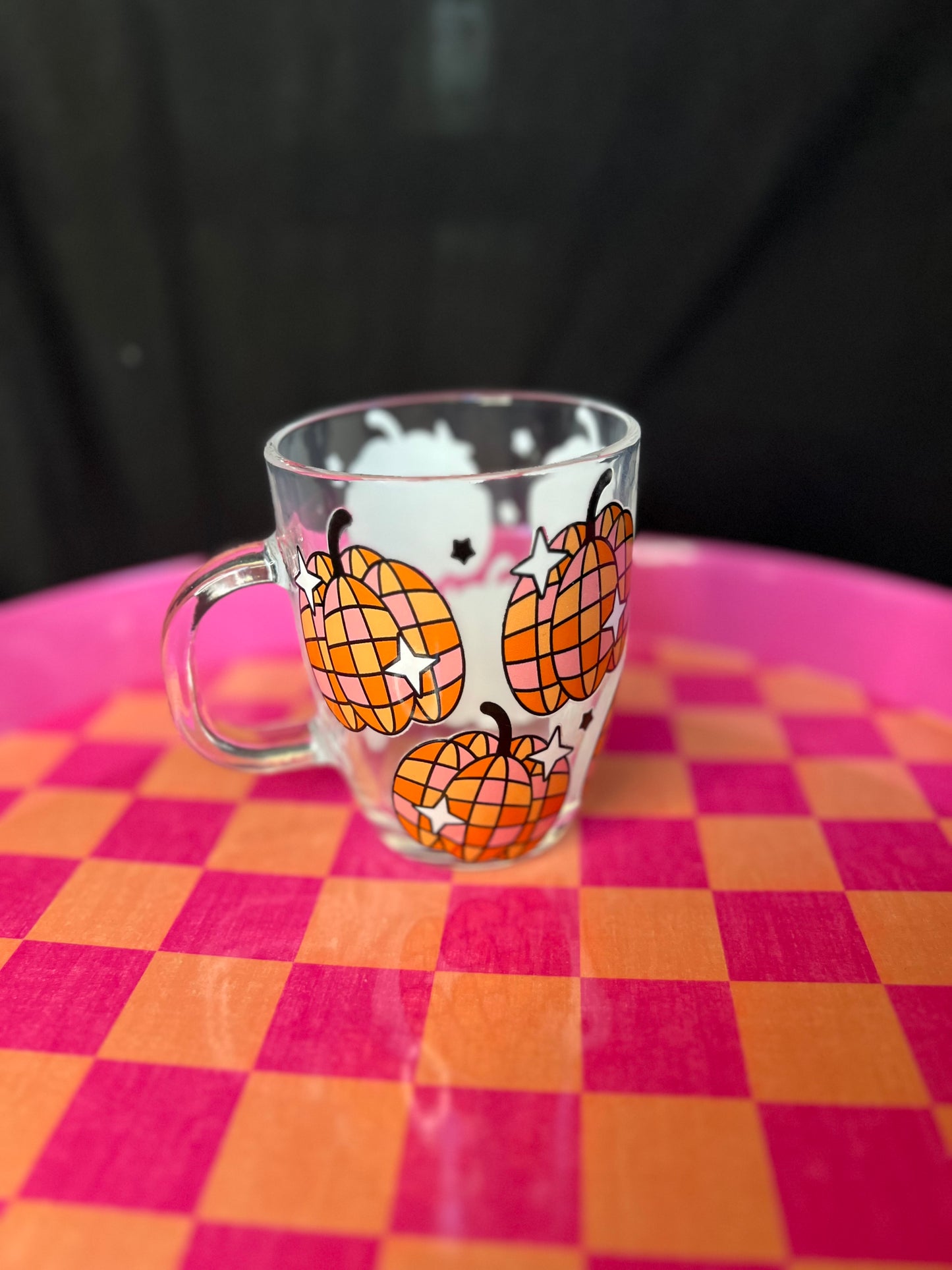 Disco Pumpkins 12oz cup